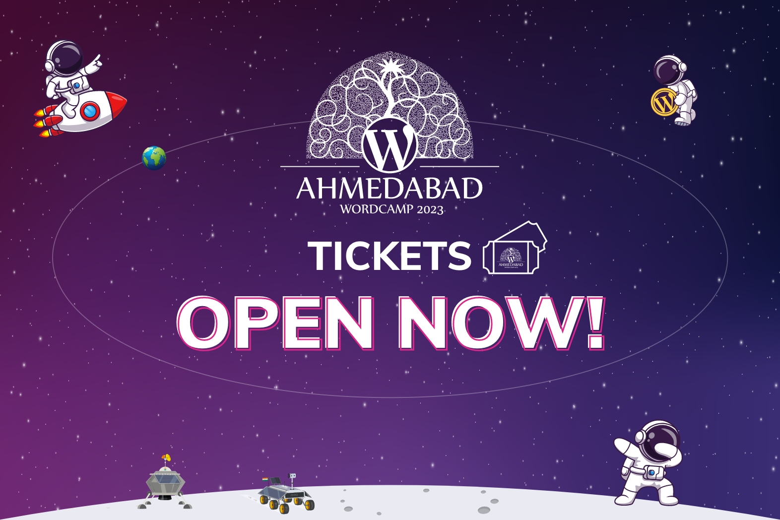 WordCamp Ahmedabad 2023 Tickets Are Available!
