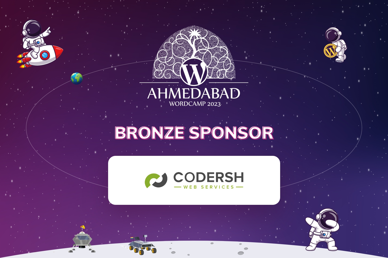 Thank You Codersh Web Services, for being our Bronze Sponsor