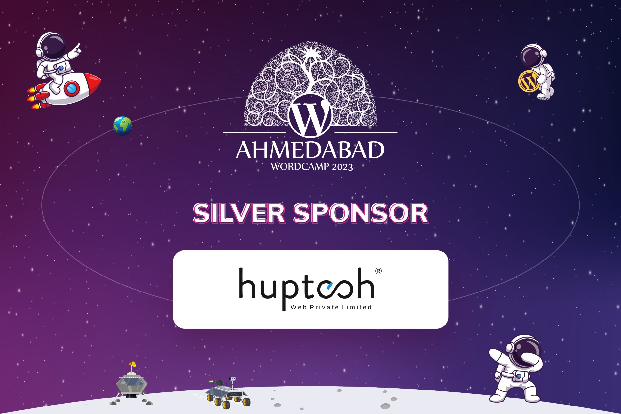 Thank You Huptech Web Private Limited, for being our Silver Sponsor