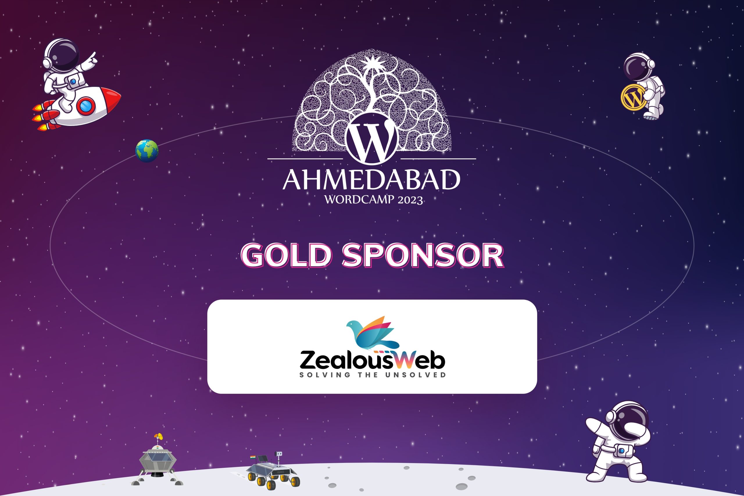 Thank You ZealousWeb, for being our Gold Sponsor 
